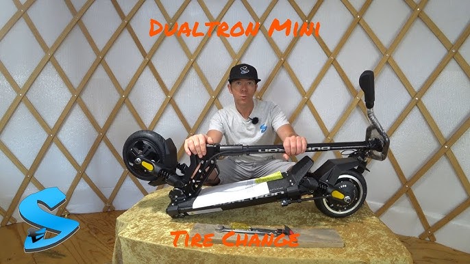 Dualtron Mini - Changing the tyre and inner tube of the REAR WHEEL -  Tutorial Minimotors 🛴 💚 