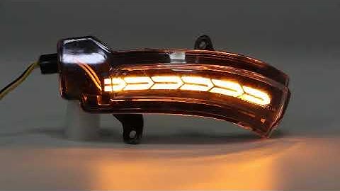 Dreamseek LED Rearview Side Mirror Light for Suzuki Swift 2017 2018 2019 2020 Turn Signal Clear Lens