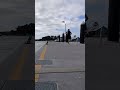 Running on a moving wharf platform - can get dizzy watching it