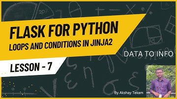 Loops and Conditions in Jinja2 | Flask for Python | Data To Info