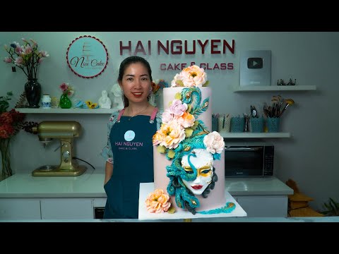 Nghệ Thuật Điêu Khắc 2D Trên Bánh Kem Và Cách Trang Trí Với Hoa Mẫu Đơn