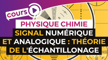 Signal numérique et analogique : Théorie de l