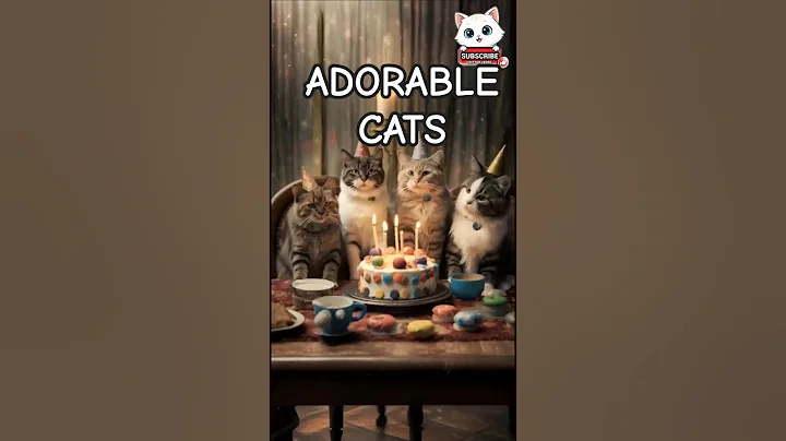 Watch the video about ADORABLE CUTE CAT happy birthday #birthday #happybirthday #cat meow,cat