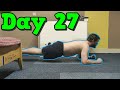 Planking Every Day For 30 Days (Weight Loss Time Lapse)