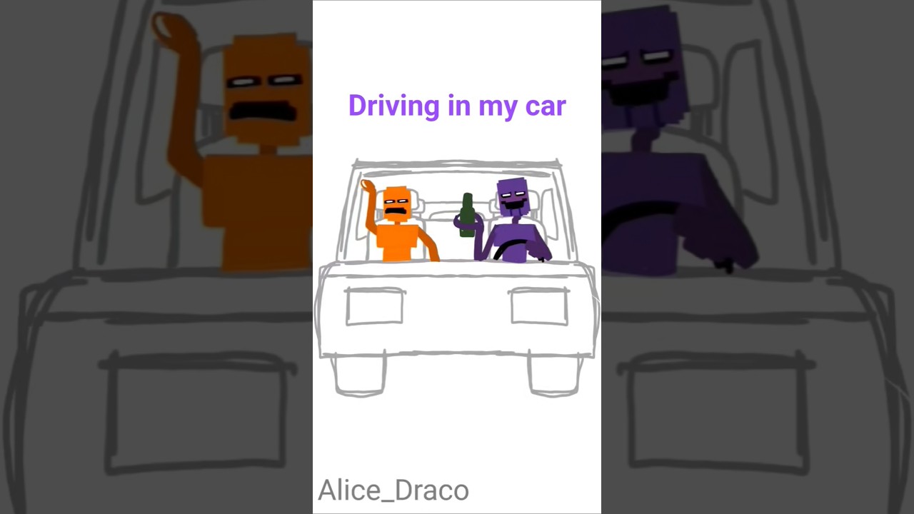 Dave runs over FOXY with a car | [unfinished and blocked animation] | 