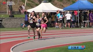 Junior Boys 1500m Final -BC High Schools 2019 (BC Record)