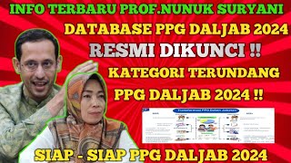 SELAMAT !! DATABASE PPG DALJAB 2024 DIKUNCI & KATEGORI YG PASTI TERUNDANG PPG DALJAB 2024