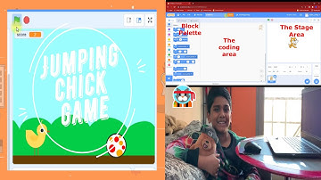 Jumping Chicken game | Step by step coding guide in Scratch | Scratch Coding | Let us learn creation