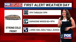 FIRST ALERT WEATHER DAY: Dangerous heat and severe storms expected Tuesday