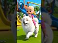Baby Riding Dog 🐶👶 So Cute! 😂 #Shorts