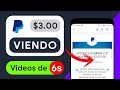 Top 3 Apps🎉para GANAR DINERO PayPal 2020💪 GANA DINERO Viendo VIDEOS de (6 SEGUNDOS) $3 Dolares💰