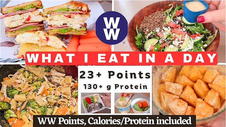WHAT I EAT IN A DAY | 23+ POINTS A DAY | 130+g PROTEIN | WEIGHT WATCHERS POINTS & CALORIES