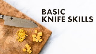 Basic Knife Skills -- Wąnt to learn how to cut everything?