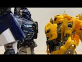 Transformers Stop-Motion: Bumblebee v.s Barricade