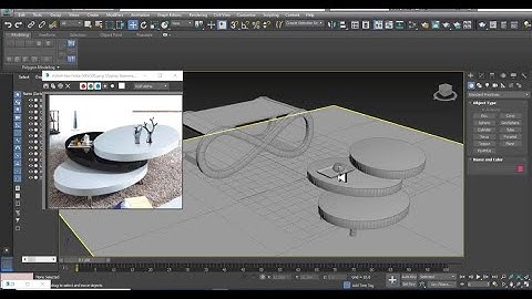 3dsmaxTutorials, Tutorial on 3D Modeling a Stylish Center Table in 3dsmax