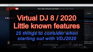 VDJ8.4/2020 - 25 things to consider when starting out with VDJ2020