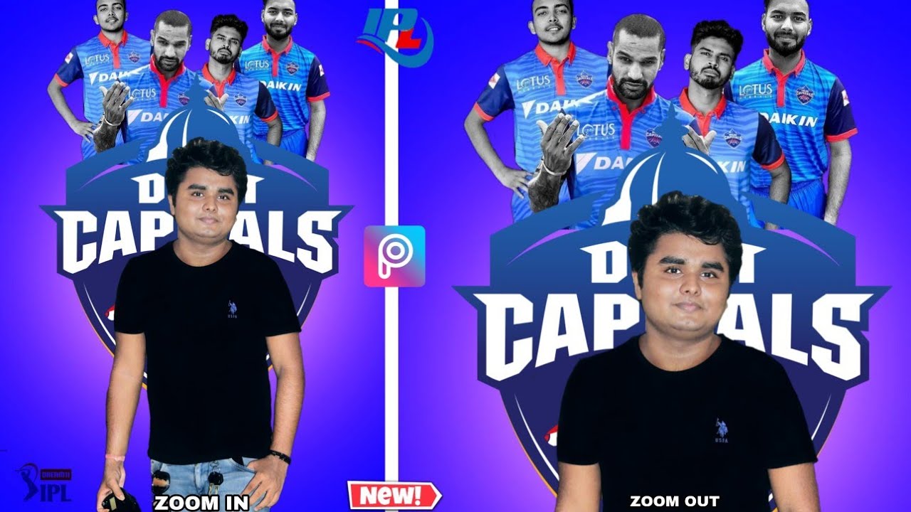 DC Photo Editing|| Delhi Capitals Photo Editing|| IPL Photo Editing|| Shoaib Creation