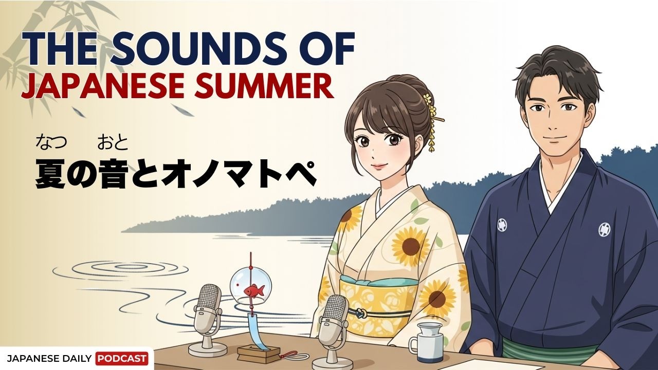 Japanese Summer Sounds & Onomatopoeia | Japnese Daily Podcast