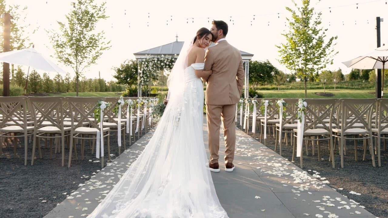 Terrain Gardens Pennsylvania Wedding | Molly & Dylan’s Garden Ceremony, Sunset Portraits & S’mores