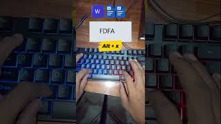 Part 28 Microsoft Word Keyboard Shortcut symbols Tips and tricks #msword #shortcutkeys #shortcut