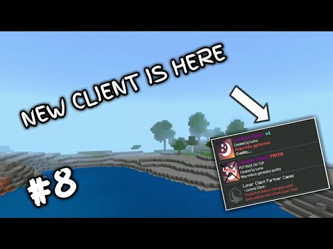 @luconia client for mincraft pe with mod menu/ fps booster - YouTube