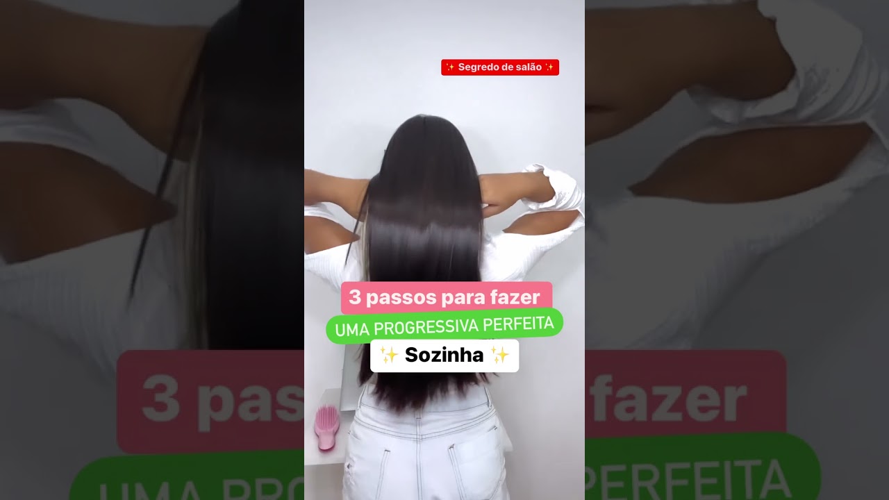 PASSO A PASSO PARA FAZER A PROGRESSIVA FASHION GOLD SOZINHA