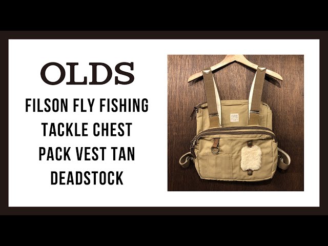 Filson Fly Fishing Tackle Chest Pack Vest Tan｜フィルソン フライ