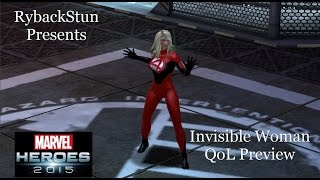 Marvel Heroes: Invisible Woman QoL Preview!