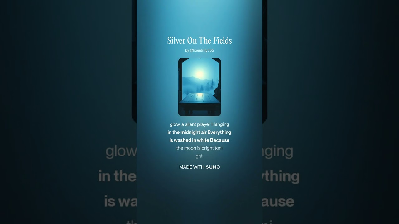 Silver On The Fields #песни