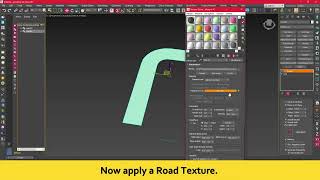 How to add Texture on curve path correctly in 3dsmax