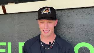 Pitcher Rafe Schlesinger - RubberDucks Warmup, August 2026