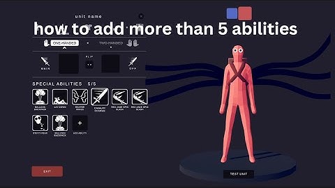 How to add more than 5 abilities in TABS
