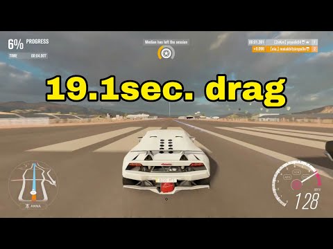 Forza Horizon 3 Lamborghini Sesto Elemento Drag Tune (19.1sec) Full Drag Build