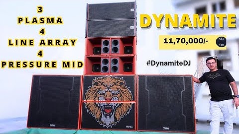 3 Plasma Dynamite Bass 4 Line array DJ Setup volledige informatie en prijs @vkiVan