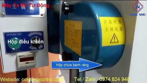 Giới thiệu máy ta rô bàn tự động 4 trục theo bước răng M2 - M8 kèm hệ thống làm mát tự động