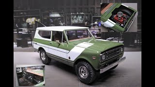 1977 INTERNATIONAL HARVESTER SCOUT II 345 V8 SUV 1/25 SCALE MODEL KIT BUILD REVIEW AMT1248 AMT