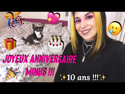 🎂 JOYEUX 10 ANS MON MINUS 🥳