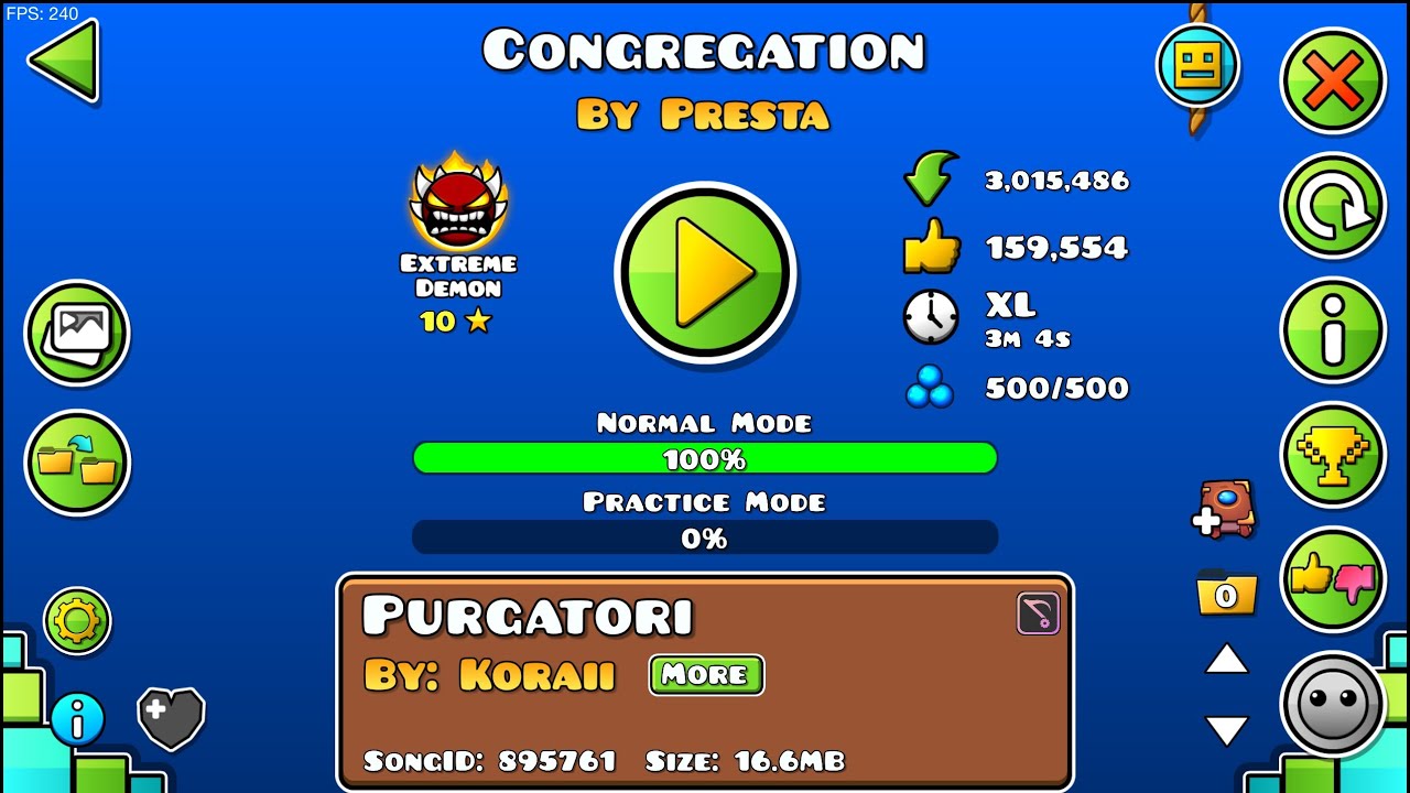 MY FIRST (extended) LIST DEMON CONGREGATION 100 YouTube