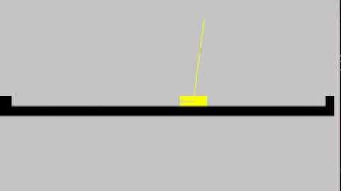 Training pole balancing using a sparse spiking neuron network (SSNN)