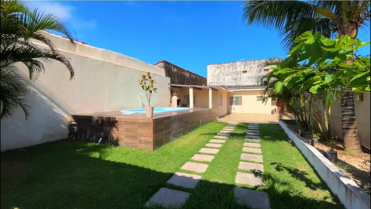 🛑ACHADO🛑 Casa a venda em Itanhaém SP Gaivotas com piscina e lado praia confira o vídeo 13996012286