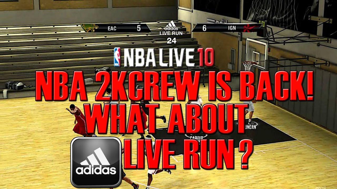 nba live 10 adidas live run