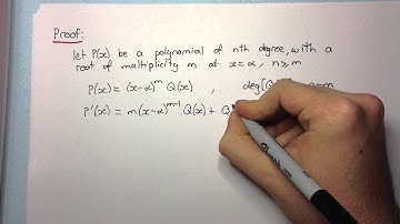 HSC 4U Maths: Polynomials - Multiple Root Theorem Proof
