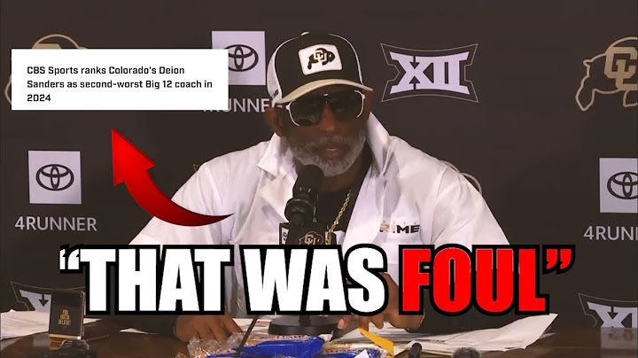 Coach Prime DESTROYS CBS Reporter & Another HABITUAL HATER "THATS FOUL WHAT THEY DID"