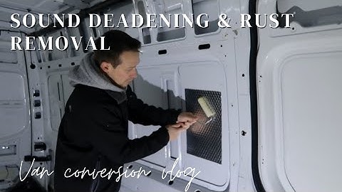 DIY Van Conversion Part 2 | Sound Deadening & Rust Removal | Van Life UK | Wendy & Emils