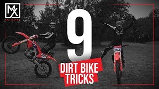 9 Dirt Bike Tricks YOU CAN LEARN in your backyard!