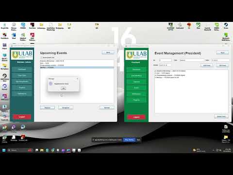 ULAB Club Management System | Java Swing Desktop Application | University Design Project