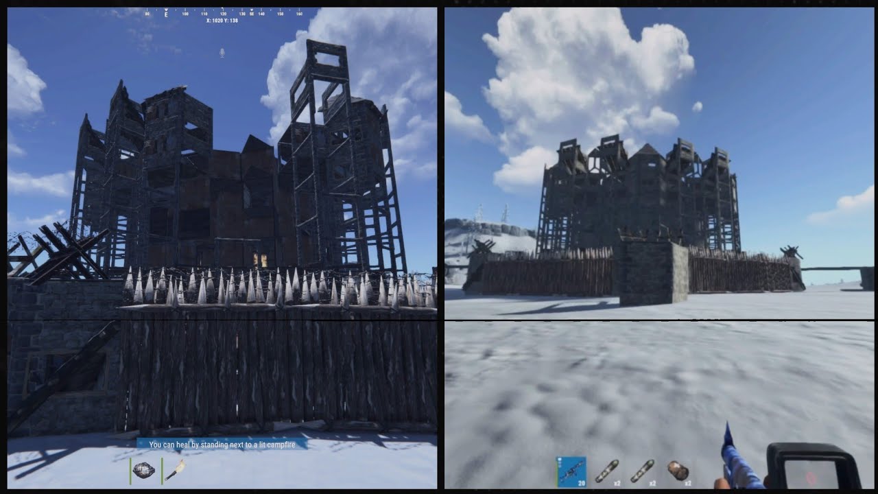 Wipeday Progression leads to 100 rocket defence - Rust - YouTube