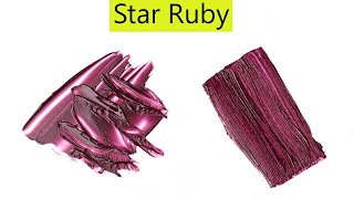 Star Ruby Color - How To Make Star Ruby Color - Color Mixing Video