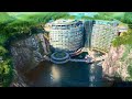 ¡Alucinante! China Construye Hotel Subterráneo en una Cantera Abandonada a 88 metros de Profundidad