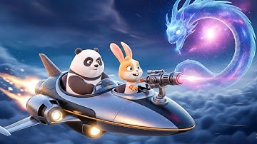 3D Animated Movie #23 | Baby Sky Serpent Strikes! | PANDA & ROLLY WORLD 🐼🐾